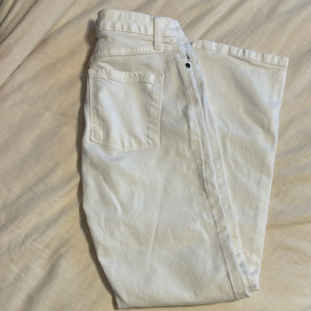 L.L. Bean Classic Fit White Pants
